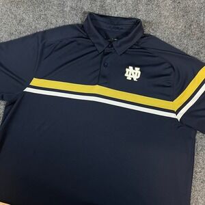 Notre Dame Fighting Irish UA 2019 Sideline Tour Drive Coaches SS Polo Shirt | XL